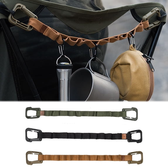 Walbest Camping Lanyard Wear-resistant Sturdy Plastic Strong Bearing Clothesline Campsite Storage Strap for Outdoor