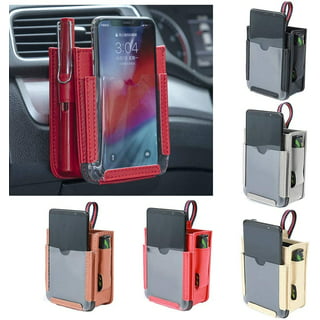 Handcuffs Car Organizer Accessories Air Vent Pouch Pocket Storage Holder  For Phone, Cards, Coins, Keys, Sunglasses