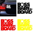 thumbnail image 1 of Walbest Car Auto Vehicle Body Window Boss Baby On Board Reflective Sticker Decals Universal, 1 of 7