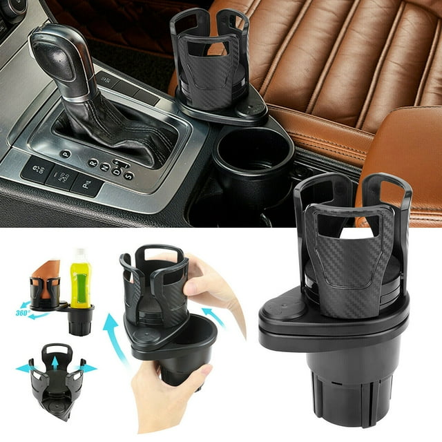 Walbest Car Dual Use Cup Holder, Multifunctional Car Cup Holder