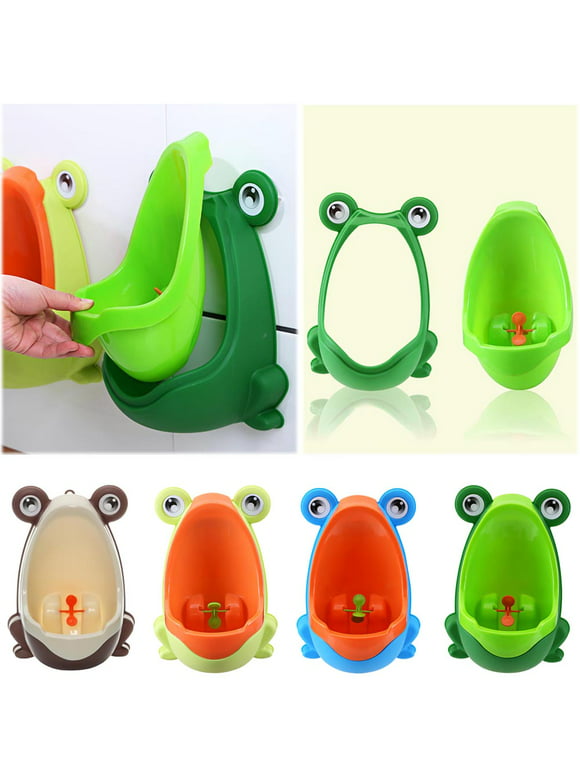 Walbest Cartoon Frog Potty Training Urinal for Toddler Boys, Toilet with Aiming Target