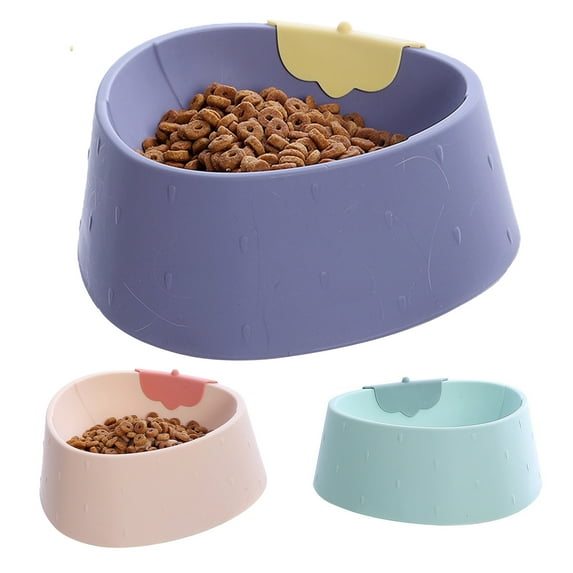 Walbest Cat Bowl, 800ml Large Capacity Cat Food /Water Bowls, Non Slip Pet Feeding Dish to Stress Relief of Whisker Fatigue Pet Bowl of Dogs Cats Rabbits