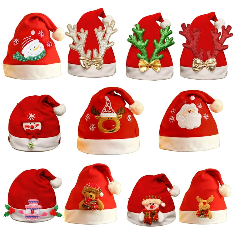 Walbest Christmas Dress Up Hat, High Elastic Wear Resistant Fabric