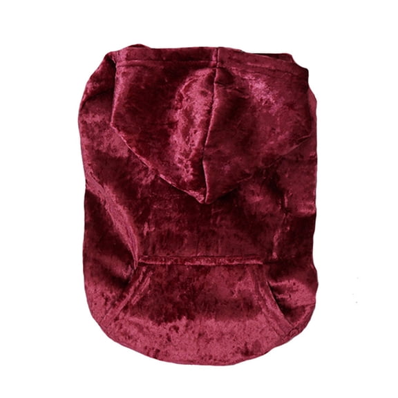 Walbest Coral Fleece Dog Hoodie Cozy Stylish Dog Hoodie Coral Fleece Pet Sweatshirt for Winter Soft Durable Pet Supplies