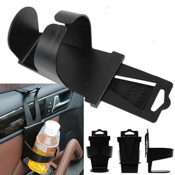 Walbest Cup Holder - Automotive Interior Accessories Car Door Window/Car Headrest Cup Holder Organizer for Cup Coffee Tumbler Drink Bottle Mug Soda Stand Hanging Hook Fits Vehicle Boat Truck RV