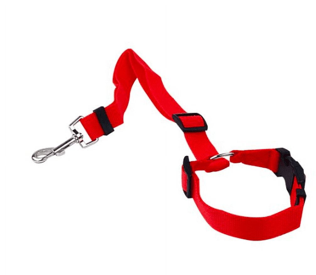 Vehicle Safety Leash For Dogs Chew Proof Dog Car Seat Belt - 39 Inch Safety  Tether With Double Hooks Chew Proof Pet Safety Restraint For Vehicles