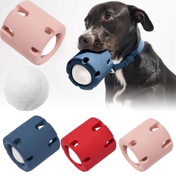 Walbest Dog Chew Toy Interactive Tennis Tumble Puzzle Toy Pet Puppy Teeth Cleaning Molar Toy Pet Training Ball