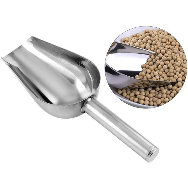 Dog Food Scoop Stainless Steel Feed Scooper for Home Pet Food Shovel  Stainless Steel Pet Scoops to Serve Dry Food to Your Pet