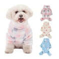 thumbnail image 1 of Walbest Dog Pijamas for Small Dog Girl Heart Flannel Puppy Pjs Fleece Dog Pajama Jammies Winter Warm Dog Clohtes with Legs Pet Doggie Onesies Jumpsuits Coat, Pink, S, 1 of 7