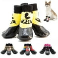 thumbnail image 1 of Walbest Dog Socks, Dog Shoes, Non-Slip Soles Adjustable Dog Paw Socks, Waterproof Paw Protectors for Indoor Outdoor Use, 1 of 7