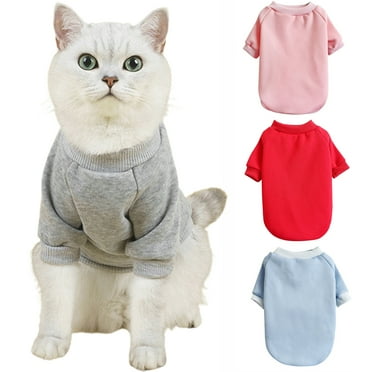 Walbest Dog Sweaters for Small Dogs, Cute Dog Clothes Classic Warm Pet Sweaters for Dogs Girls Boys, Cat Sweater Dog Sweatshirt Winter Coat Apparel for Small Dog Puppy Kitten Cat(Blue, S)
