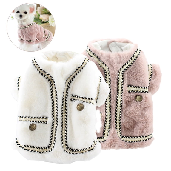 Walbest Dog Winter Coat Fleece Thicken Dog Pet Jacket Warm Outfit Windproof Vest for Small Medium Large Dogs