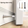 thumbnail image 1 of Walbest Elastic Door Stopper Compact Stainless Steel Anti-Impact Spring Door Stop for Bedroom, 1 Piece, 1 of 7