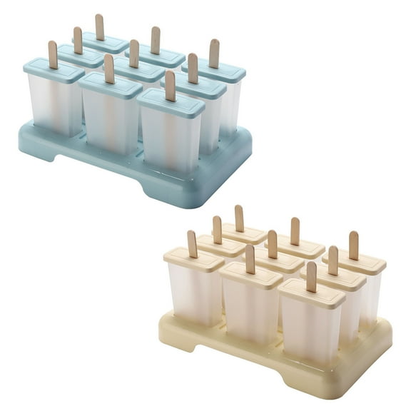 Walbest Food Grade Plastic Ice Cream Mold Non-stick PVC Ice Pop Maker for Home