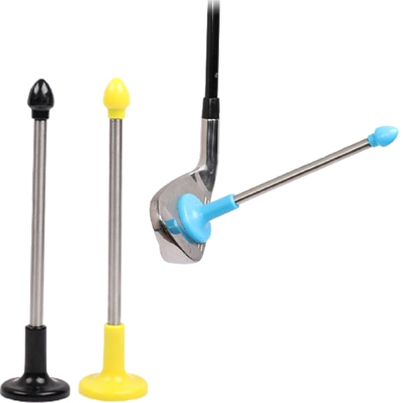 Walbest Golf Alignment Rod, Magnetic Club Alignment Stick Demonstrates Correct Golf Swing Aim, Magnet Lie Angle Tool Training Aid Visualize and Align Your Golf Shot
