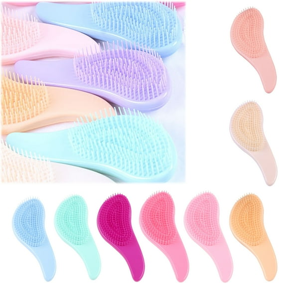 Walbest Hair Brush for Women, Frizz-free Anti-knot Soft Bristles Universal Scalp Massage Comb, Hairbrush for Natural, Curly, Straight, Wet or Dry Hair. Styling Brush