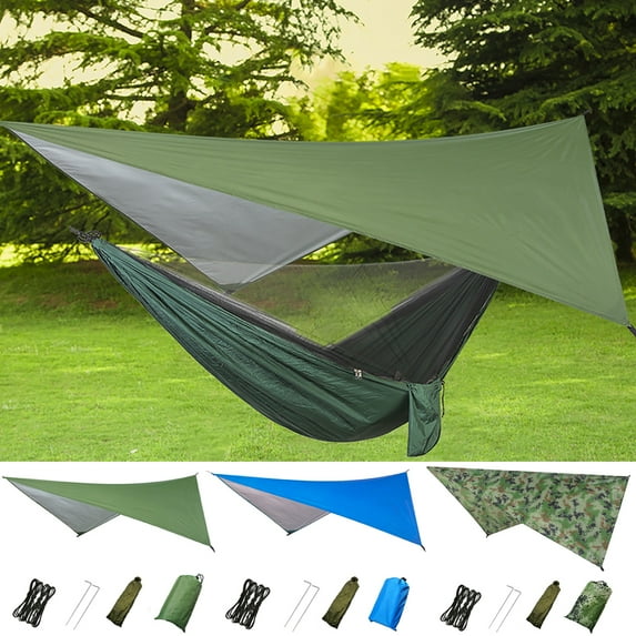 Walbest Hammock Polyester Rain Fly Waterproof Tent Tarp Cover, Lightweight for Camping, Backpacking, Travel and Outdoor Adventure