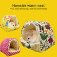 thumbnail image 1 of Walbest Hamster Guinea Pig Bed Hideout Rat Hammock Guinea Pig Cage Bedding for Squirrel Hedgehog Chinchilla Nest Tent, 1 of 8