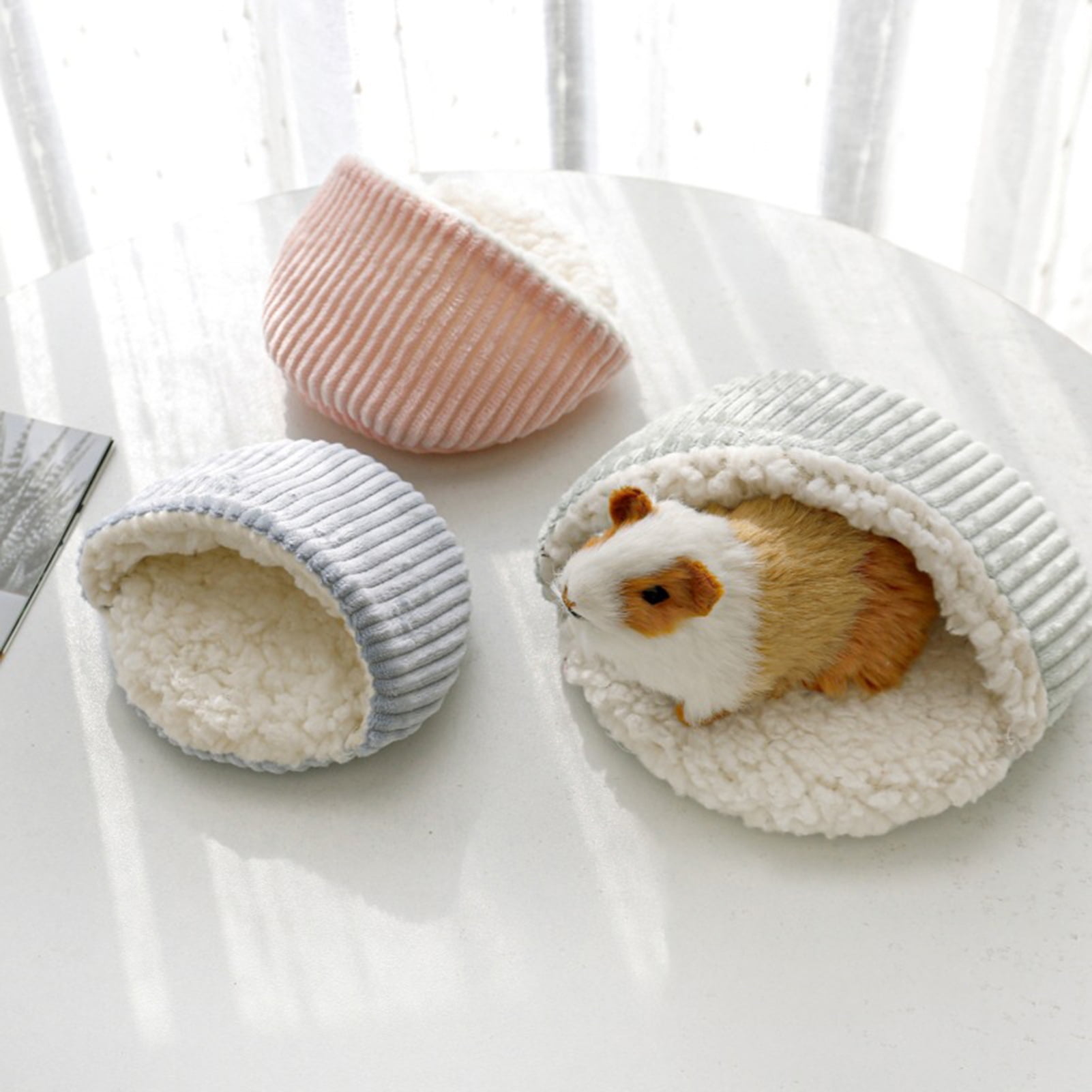 Walbest Hamster Nest Warm Bed Cozy Sleeping House Small Pet Cave Soft