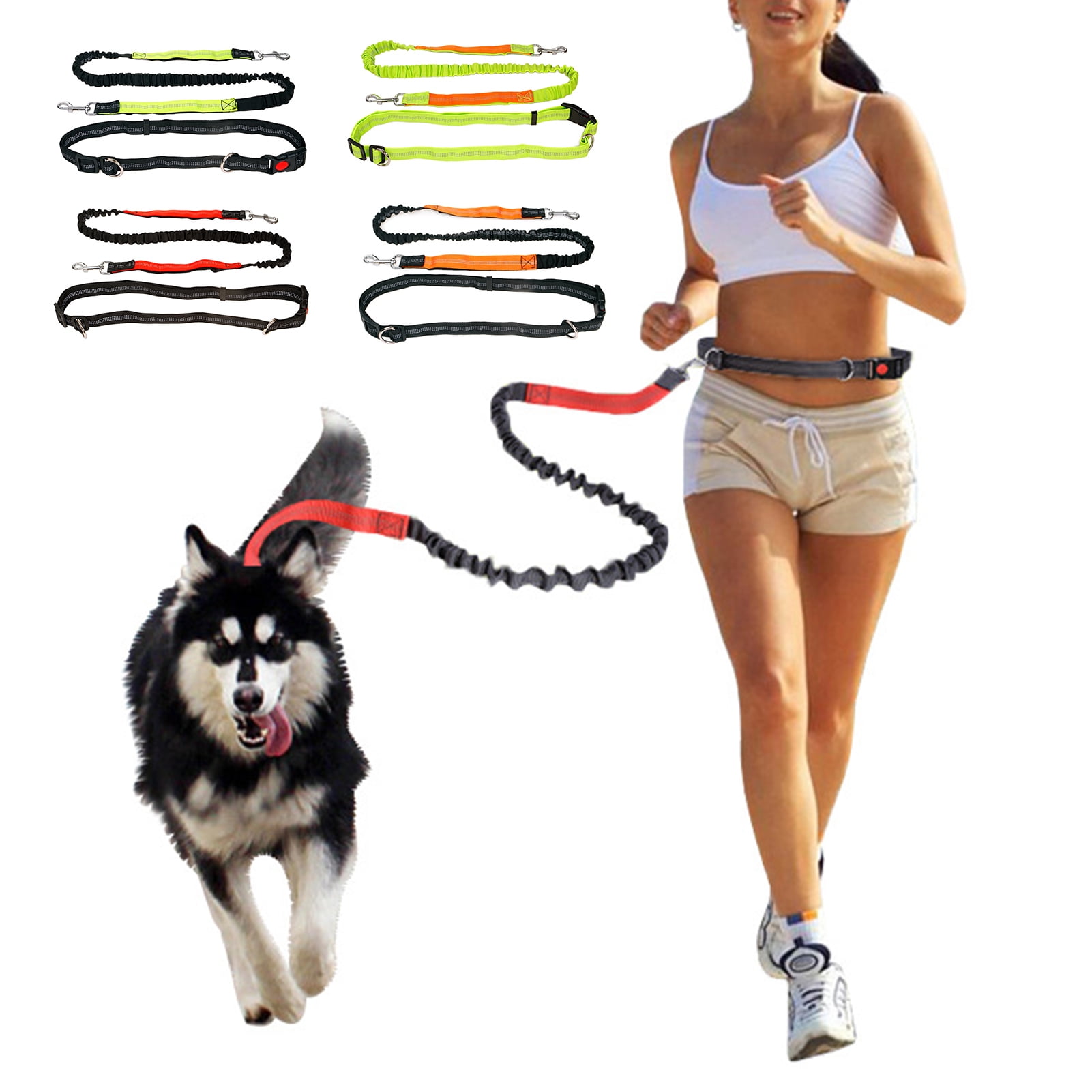 Walbest Hands Free Dog Leash for Running, Waist Leash for Walking ...