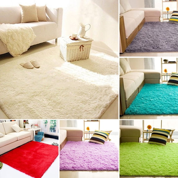 Walbest Home Living Room Bedroom Floor Carpet Mat Soft Anti-Skid Rectangle Area Rug