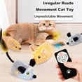thumbnail image 1 of Walbest Interactive Mouse Moving Cat Toy Rechargeable Automatic Moving Plush Mice for Indoor Cats Touch Activated Squeaky Toy with Remote Control, 1 of 8
