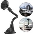 thumbnail image 1 of Walbest Long Arm Universal Magnetic Cradle Windshield Dashboard Cell Phone Mount Holder with 4 Metal Plates, Soft Firm Goose Arm & Enhanced Suction Cup, 1 of 7