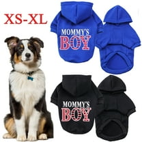Walbest MOMMY'S BOY Patterns Printed Puppy Pet Hoodie Dog Coat Clothes Pet Sweatshirt for Small Dog Medium Large Dogs Cats