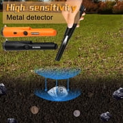 Walbest Metal Detector Waterproof 360 Degree Scan High Sensitivity Tester with LED Light Hand Held Gold Digger Hunter Underground Finder Tool