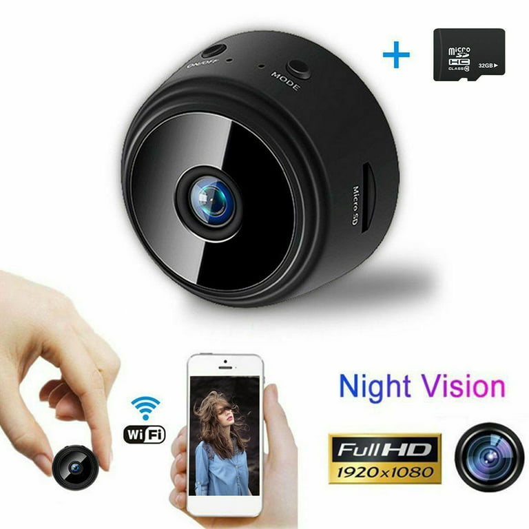Walbest Mini Camera Wireless Wifi Home Security 1080P DVR Night Vision  Motion Detection