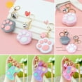 thumbnail image 1 of Walbest Mini Fidget Toy Key Chain, Portable Lovely Funny Cat Paw Game Machine Shaped Push Fidget Game Keychain for Children, 1 of 7