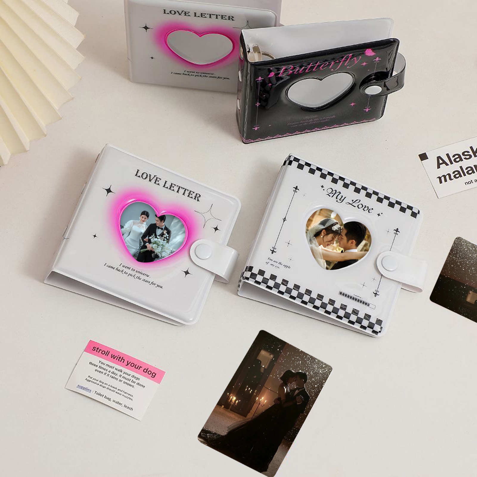 KeCool Raccoglitore Per Foto Kpop Da 7,6 Cm, Grazioso Porta Foto Kpop