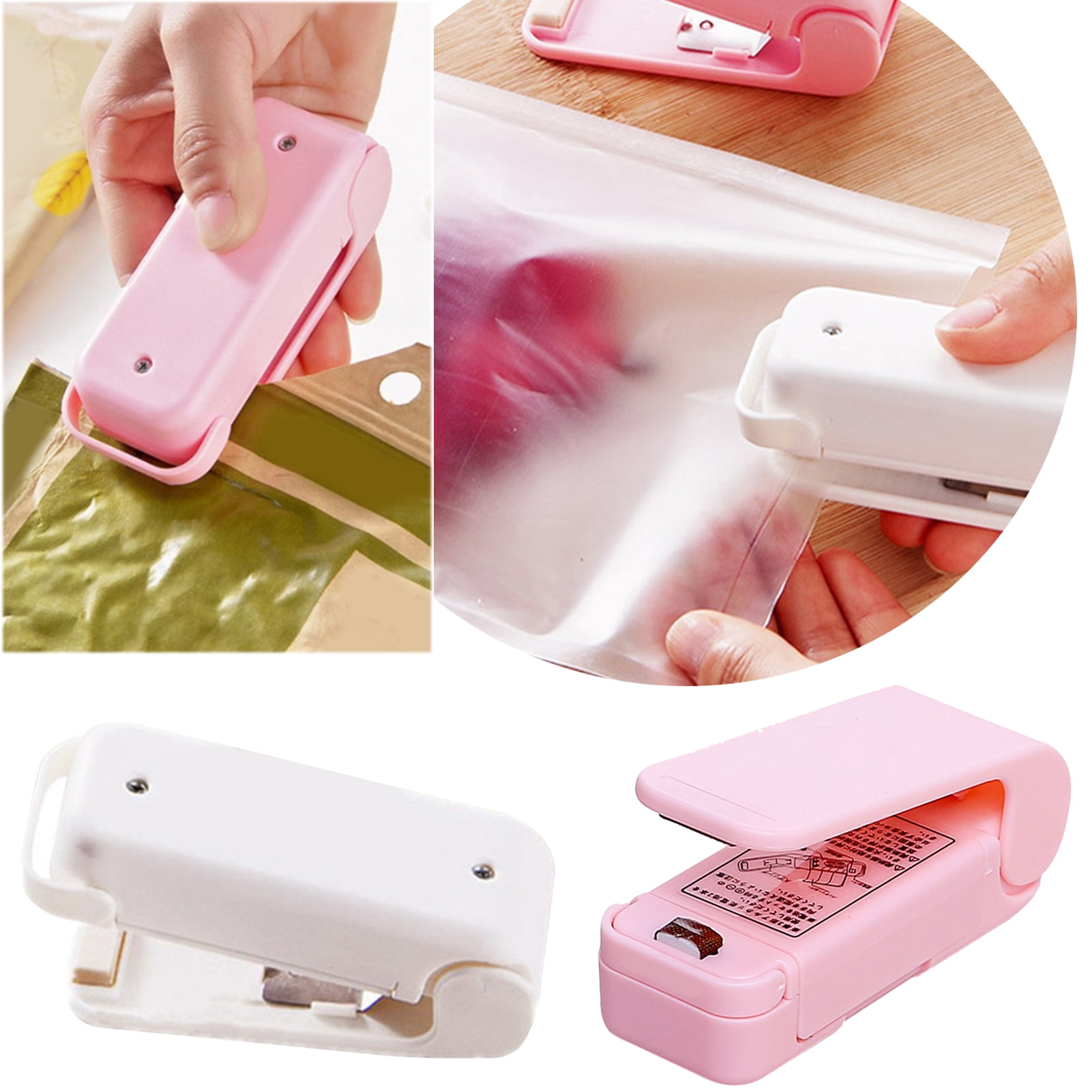Mini Cordless Vacuum Sealer - Handheld Heat Sealer For Snacks, Food Storage, 3 Sealing Gears