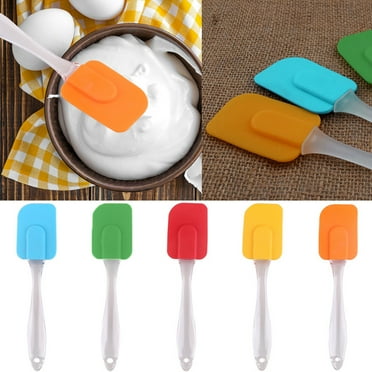 Walbest Mini Silicone Heat Resistant Spatula Cream Butter Scraper, Pro-Grade Multipurpose Kitchen Tool for Baking, Cooking, Mixing, and More, Non-Stick Safe Spatula