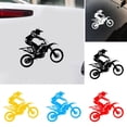 thumbnail image 1 of Walbest Motocross Rider Vinyl Decal Sticker | Cars Trucks Walls Vans Windows Laptops | Black | 8 X 7 Inches |, 1 of 6