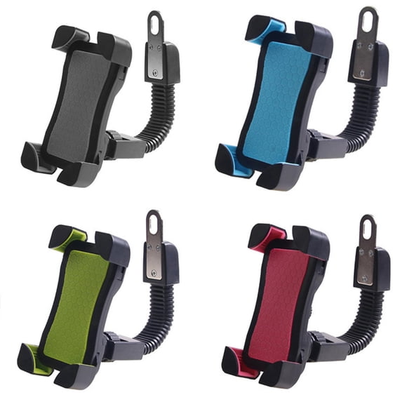 Walbest Motorcycle Phone Holder Motorcycle Motorbike Phone Mount Holder Handlebar for 3 5 6 5 inch 8 7 6 6s 7Plus 5 5s Galaxy S5 S6 S7 S8 Smartphones 360 Degree Rotation (Blue)