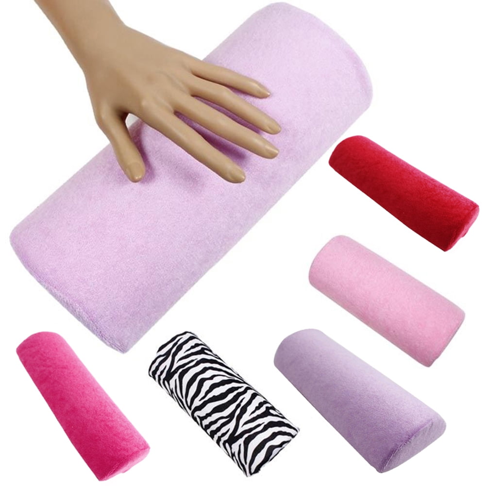 Walbest Nail Hand Rest Soft Pillow Nail Art Hand Cushion Pillow, Manicure Arm Rest Nail Pillow Nail Accessories, Nail Salon Hand Rest Cushion, Half Column Design