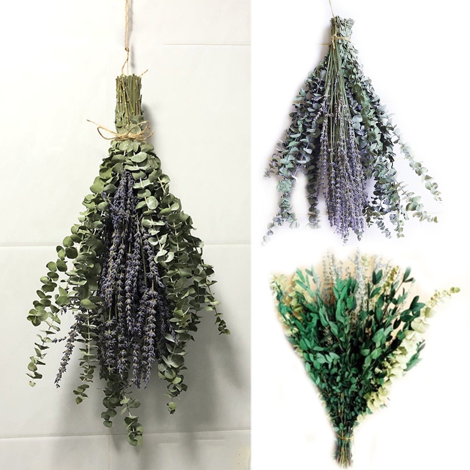 La guirlande naturelle d'eucalyptus et de lavande de The Dried Flower Company