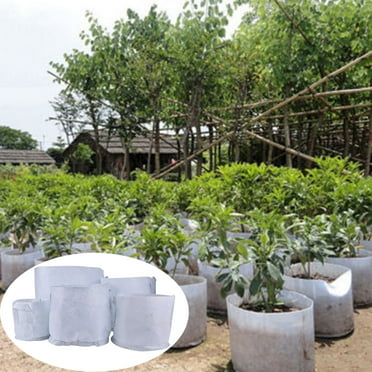 Walbest Non-woven Planting Bag, Round Fabric Pots Plant Pouch Root Container Cultivation Pot Planting Grow Bag, Nutrition Control Root Planting Vegetable and Flower Planting