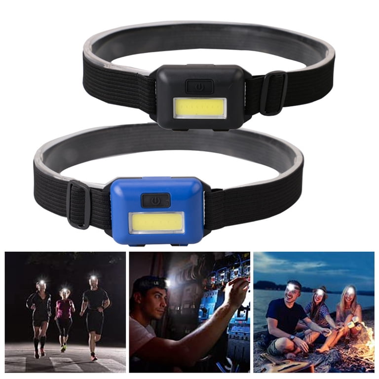 Lampada Frontale LED Mini Potente – Torcia Da Campeggio Con 3 LED, Pile AAA Incluse?
