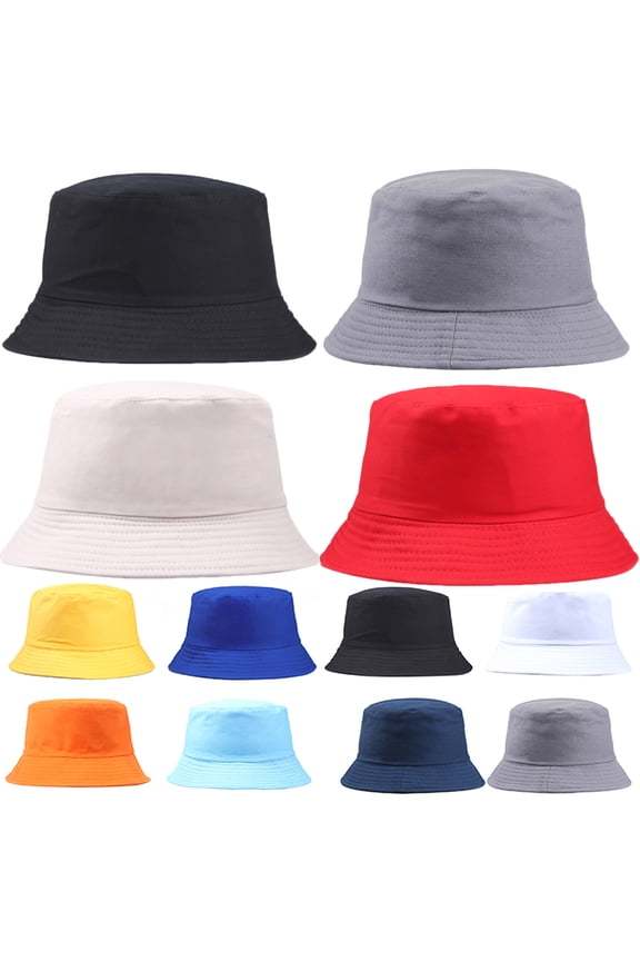 Outdoor Round Sunhat Sun hat Fishing Hat, Portable Solid Color Folding Fisherman Summer Men Women Beach Festival Sun Cap Bucket Cap