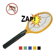Walbest Outdoor and Indoor Fly and Mosquito Swatter, Yellow, 1500 volts