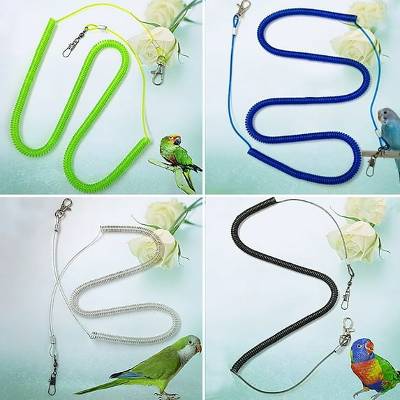 Walbest Parrot Bird Leash Flying Training Rope Straps Parrot Cockatiels Starling Budgie