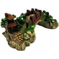 thumbnail image 1 of Walbest Pavilion Tree Fish Tank Decoration Aquarium Ornament Poly Resin Bridge Landscape Decor Fish Tank Ornaments, 7.48"L x 3.34"W x 2.76"H, 1 of 7
