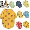 thumbnail image 1 of Walbest Pet Clothes Sweatershirt Cute Cartoon Printed Cotton Dog Costume Summer for Small Medium Large Dogs Cats, 1 of 6