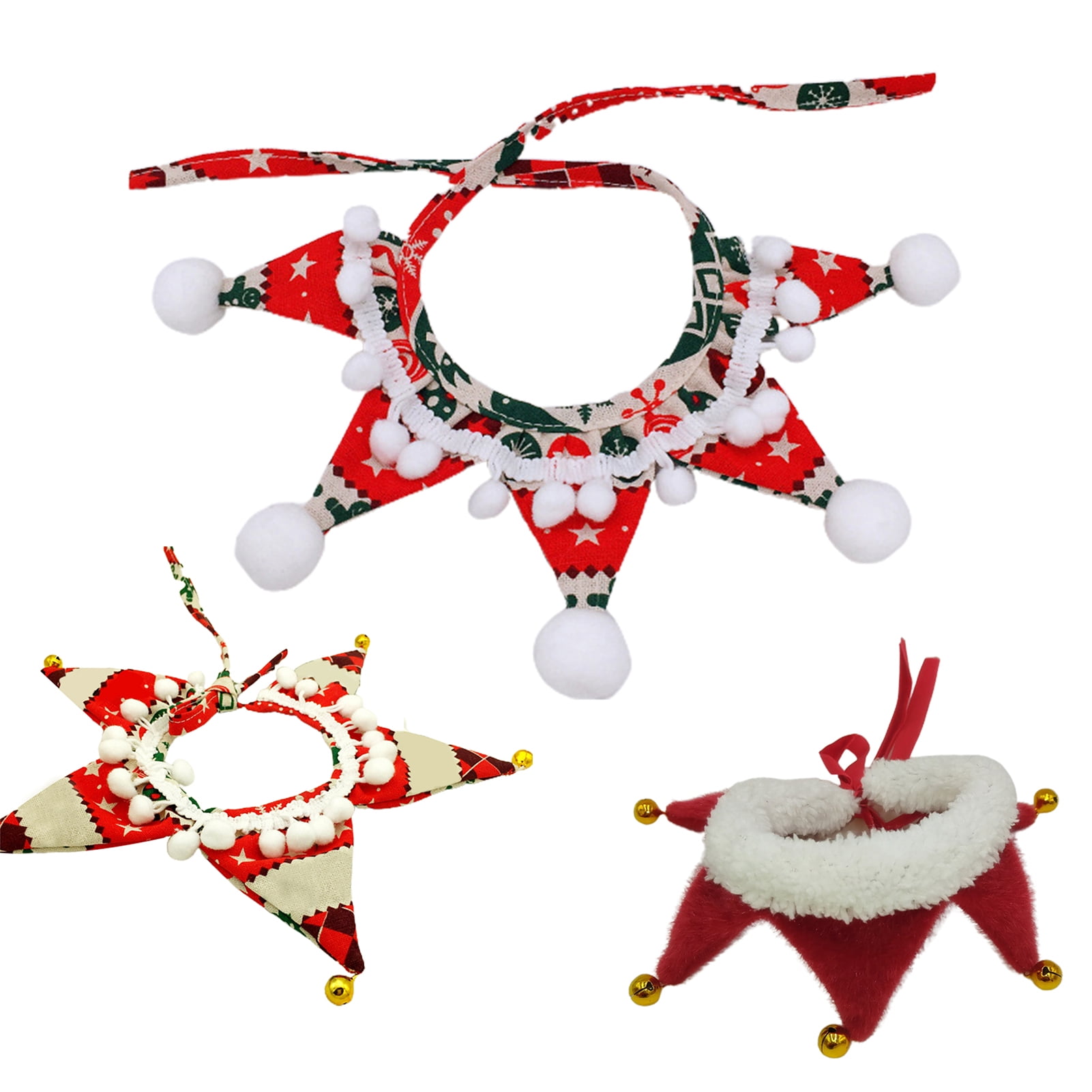 Walbest Pet Collar Christmas Design, Christmas Snowflake Decoration