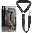 thumbnail image 1 of Walbest Pet Dog Cat Seat Belts, Car Headrest Restraint Adjustable Safety Leads Vehicle Seatbelt Harness Black, 1 of 7