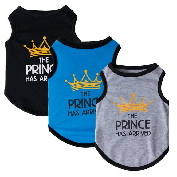 Walbest Pet Dog Clothes Comfortable Casual Wear Printed Pet Vest Dog Sleeveless Clothes for XS-XL Small Dogs