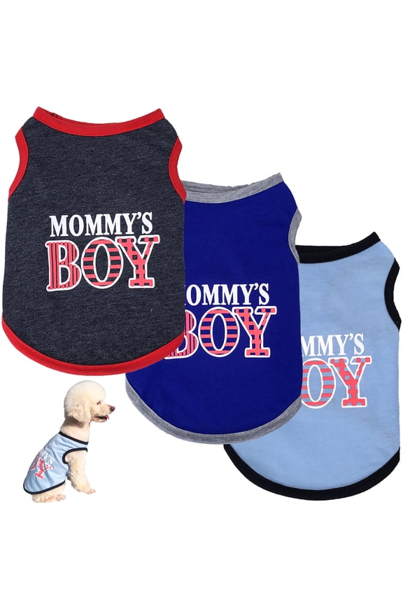 Pet Dog Clothes Fashion Letter Pattern Outfit Summer Dog Vest for Small Medium Large Dogs