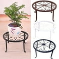 thumbnail image 1 of Walbest Plant Round Shelf Metal Plant Stand Potted Iron Planter Support Floor Flower Pot Round Rack Display, Iron Home Garden Indoor Balcony Decor, 1 of 6
